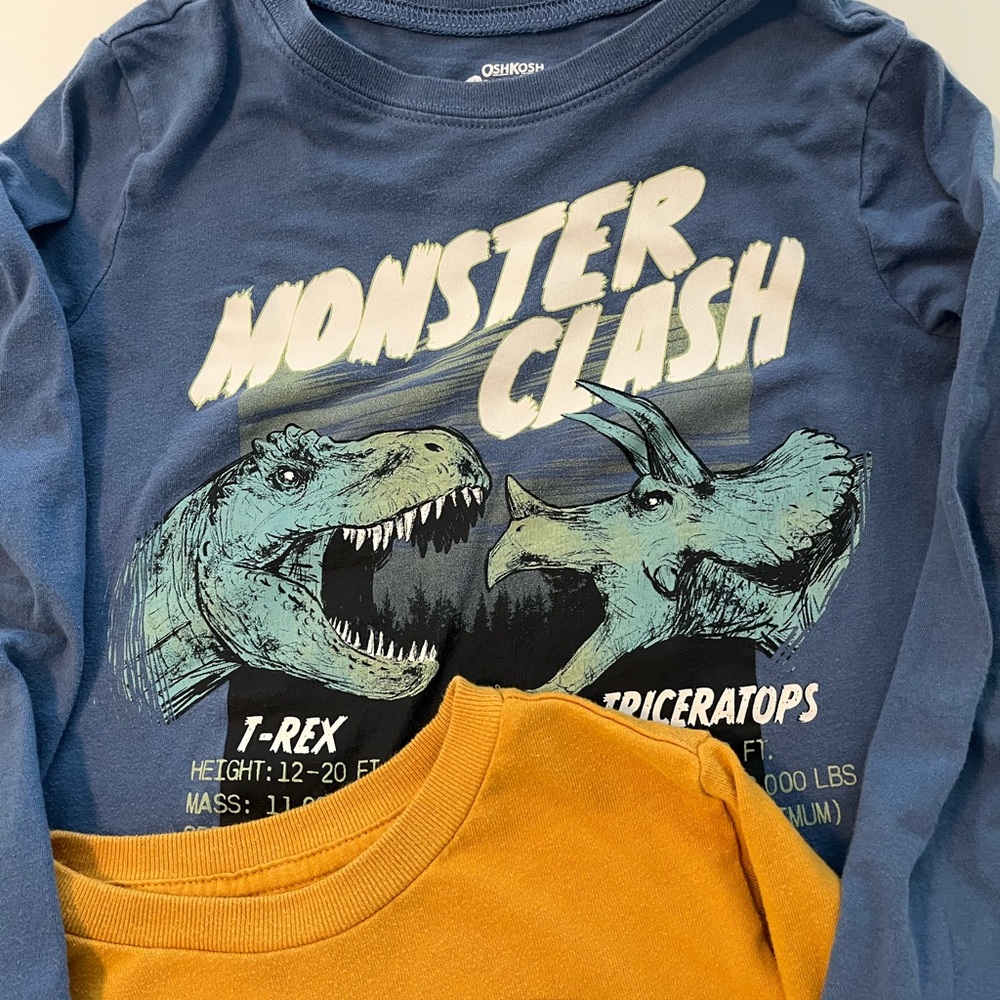 Two Long Sleeve Shirts. Size 7. Great Condition. - Picture 3 of 5